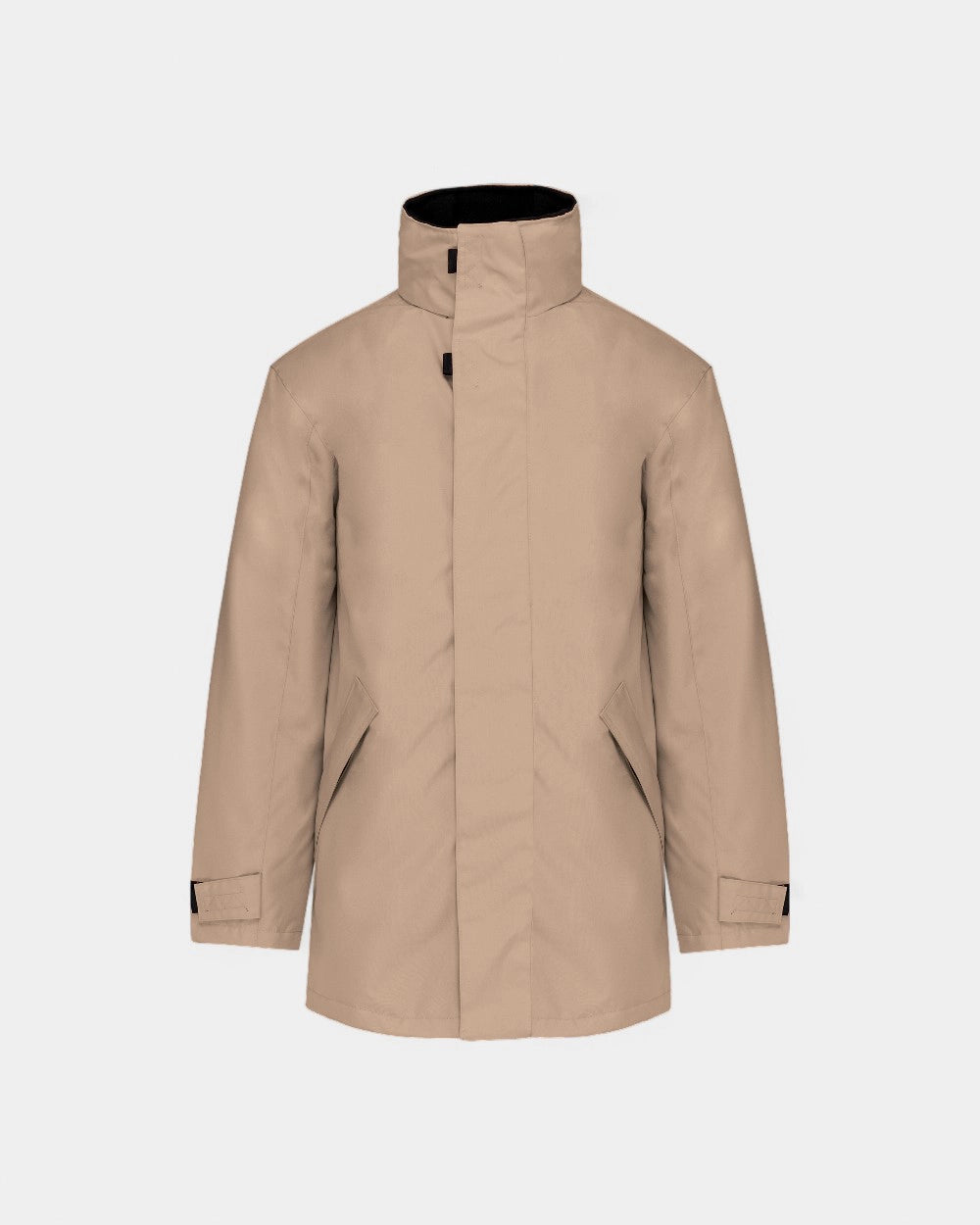 Customizable Hooded Parka for Men
