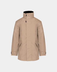 Customizable Hooded Parka for Men