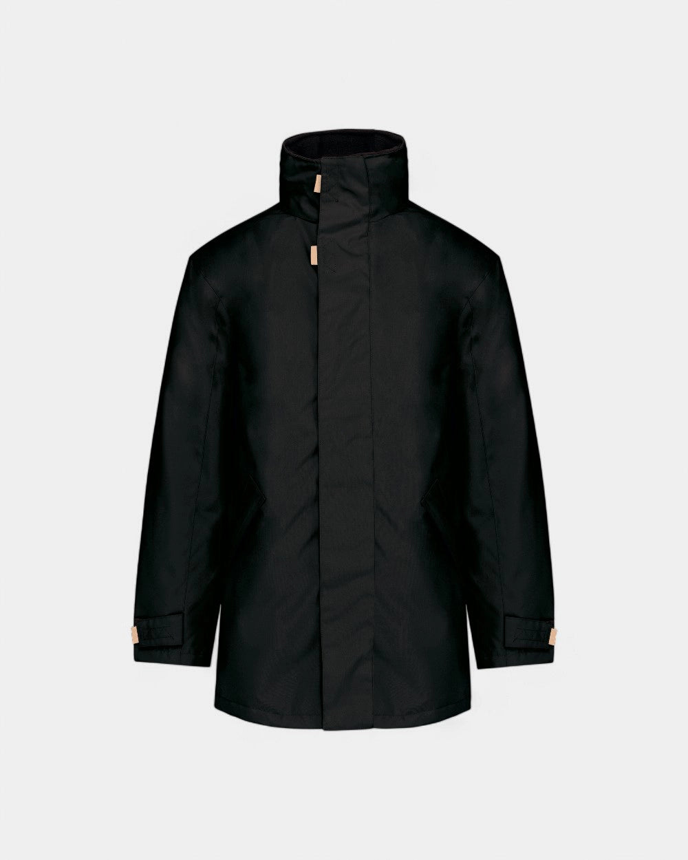 Customizable Hooded Parka for Men