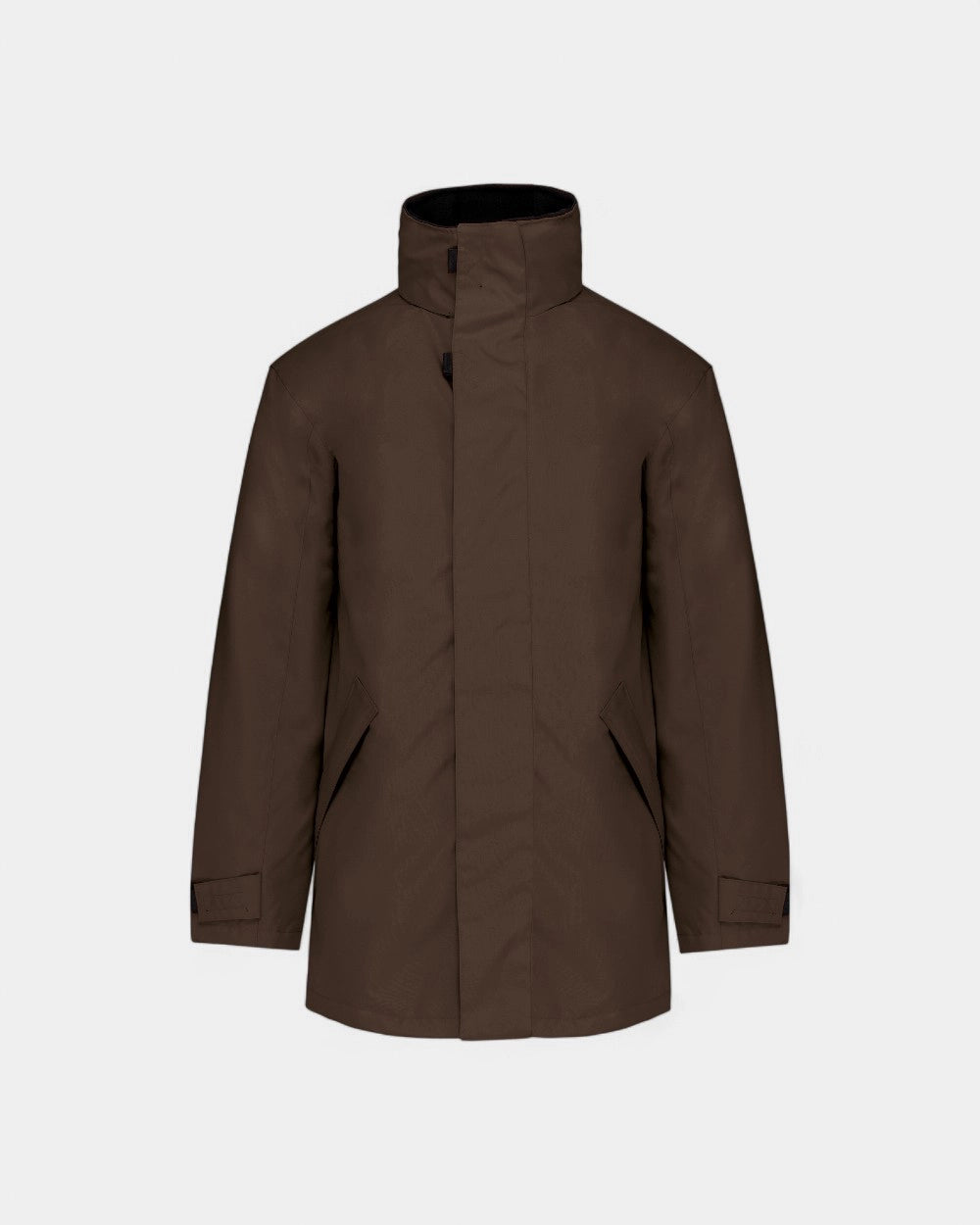 Customizable Hooded Parka for Men