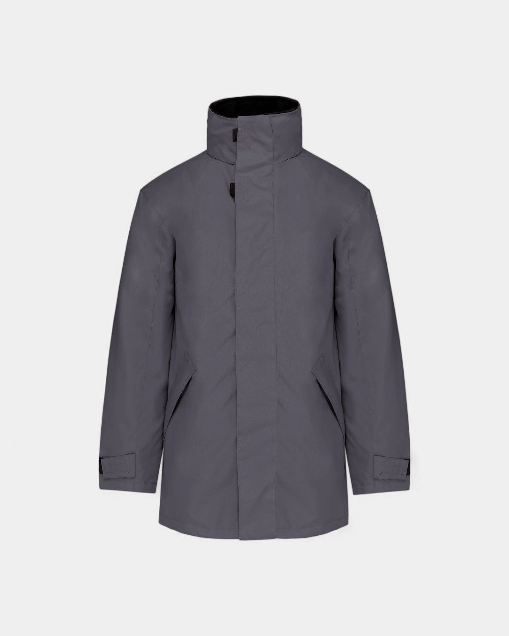 Customizable Hooded Parka for Men