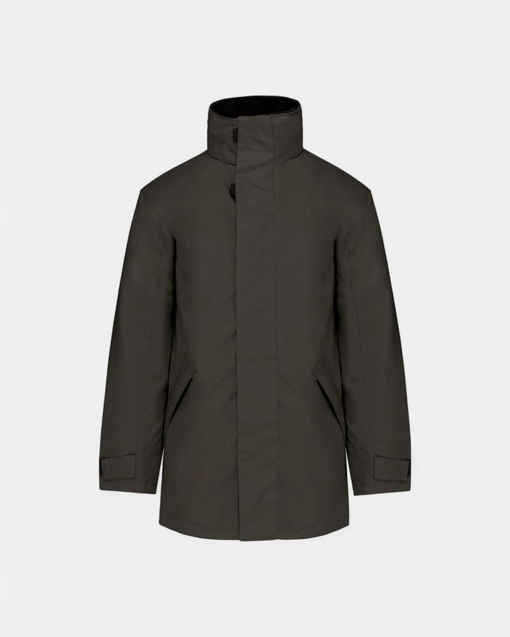 Customizable Hooded Parka for Men