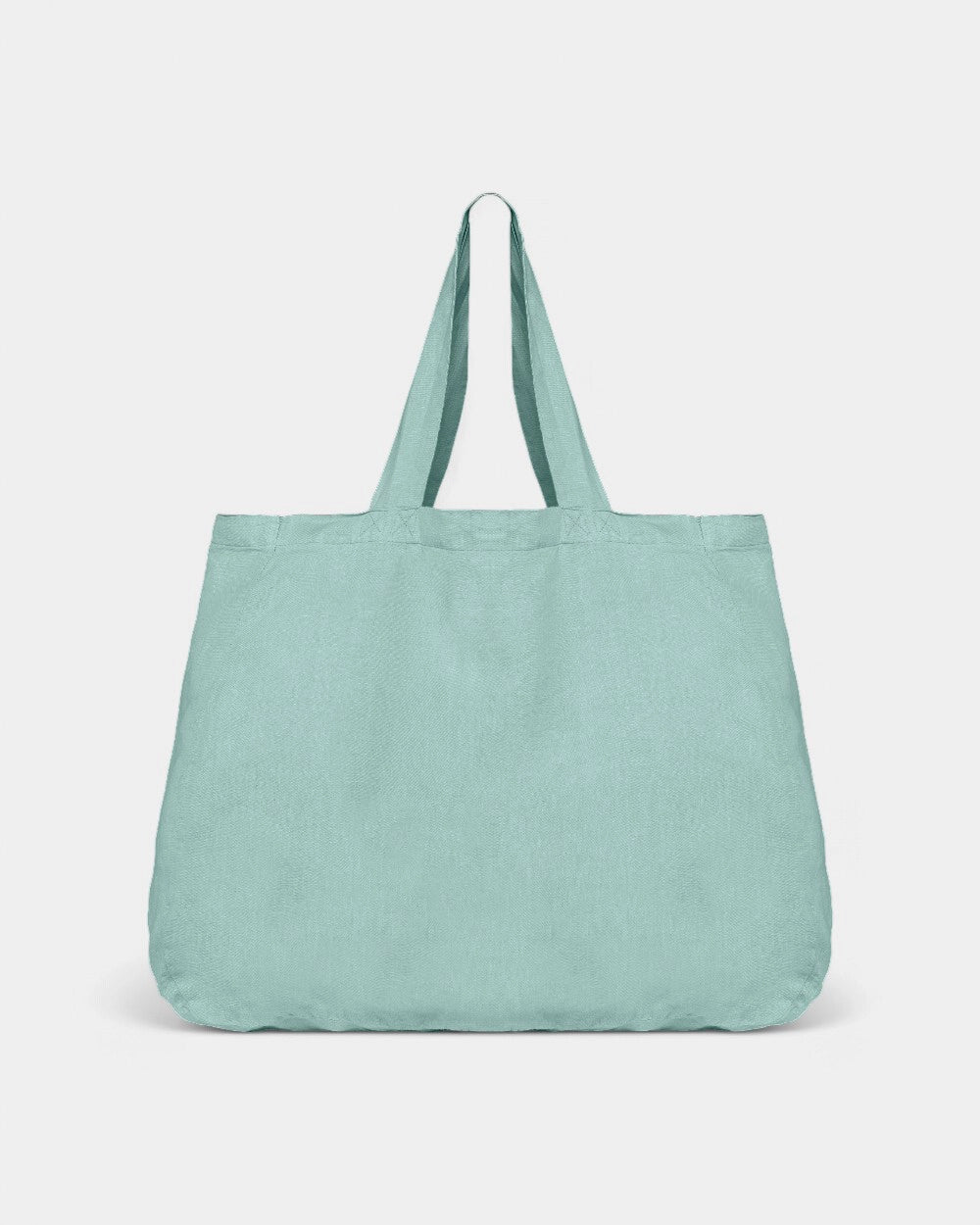 Customizable Linen Shopping Bag