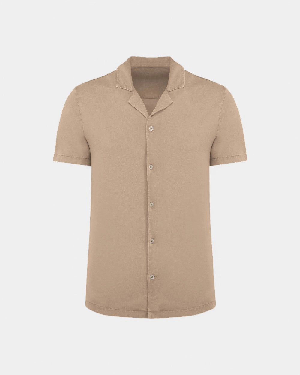 Washed Short Sleeve Shirt for Men to Personalize