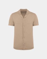 Washed Short Sleeve Shirt for Men to Personalize