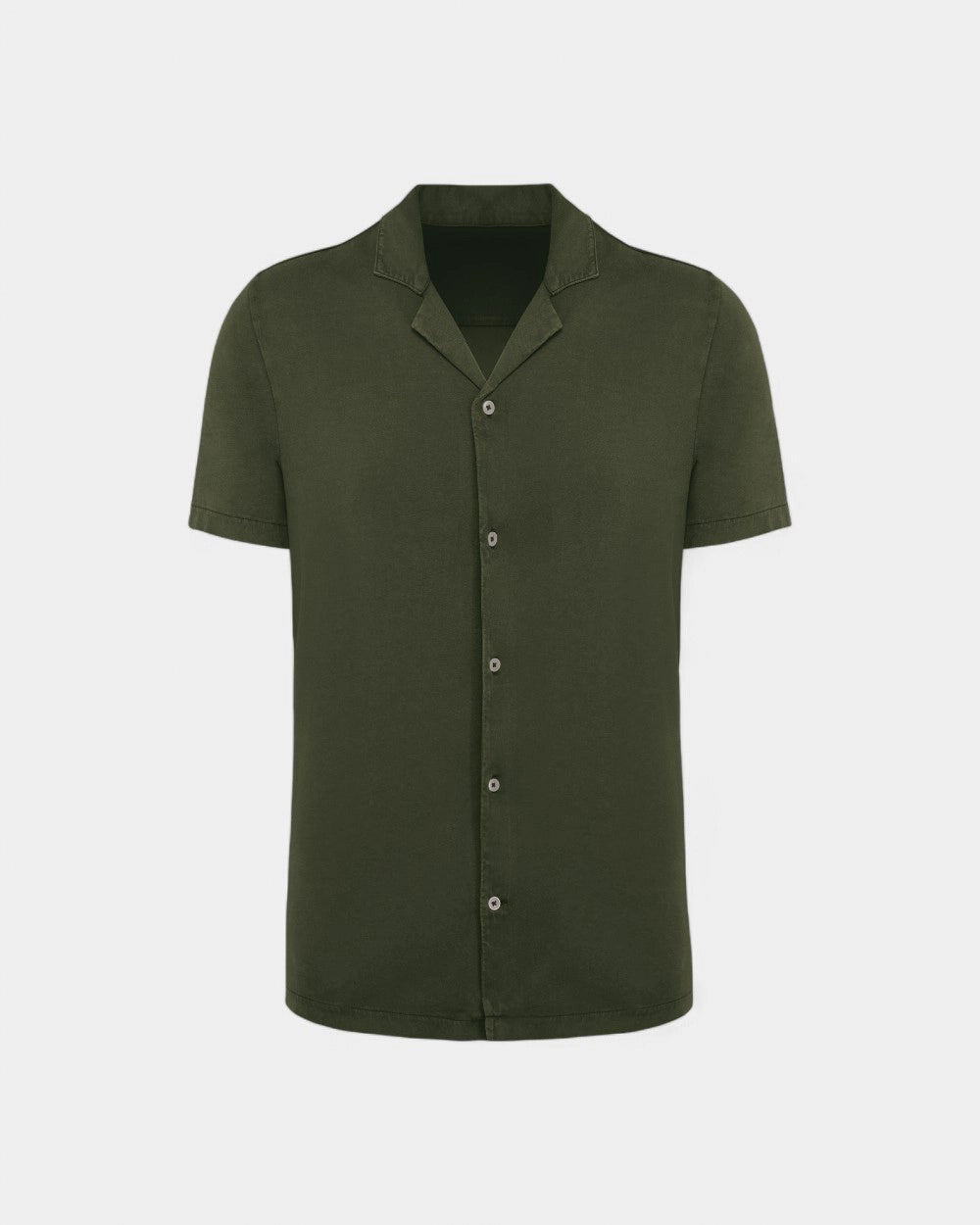 Washed Short Sleeve Shirt for Men to Personalize