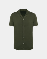 Washed Short Sleeve Shirt for Men to Personalize