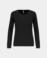 Customizable Women's Long Sleeve Sports T-Shirt