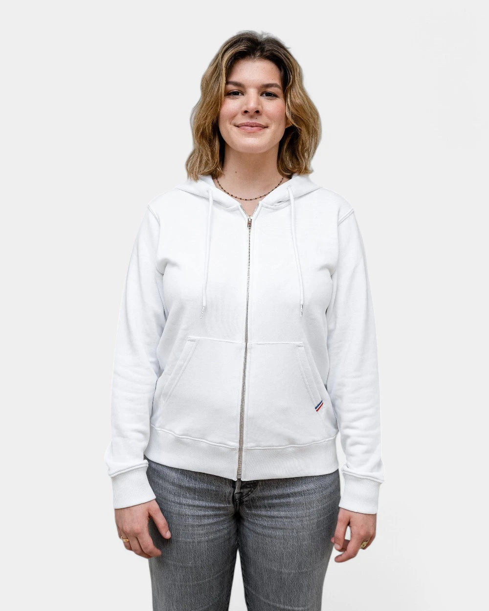 Women's Hoodie Made in France Zippered to Customize