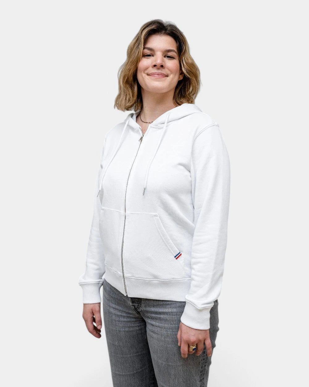Women's Hoodie Made in France Zippered to Customize