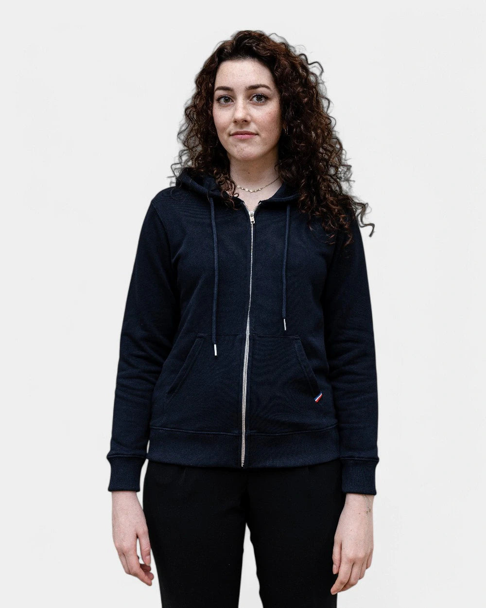 Women's Hoodie Made in France Zippered to Customize