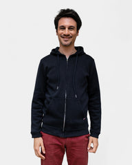 Men's Zipped Hoodie Made in France to Customize