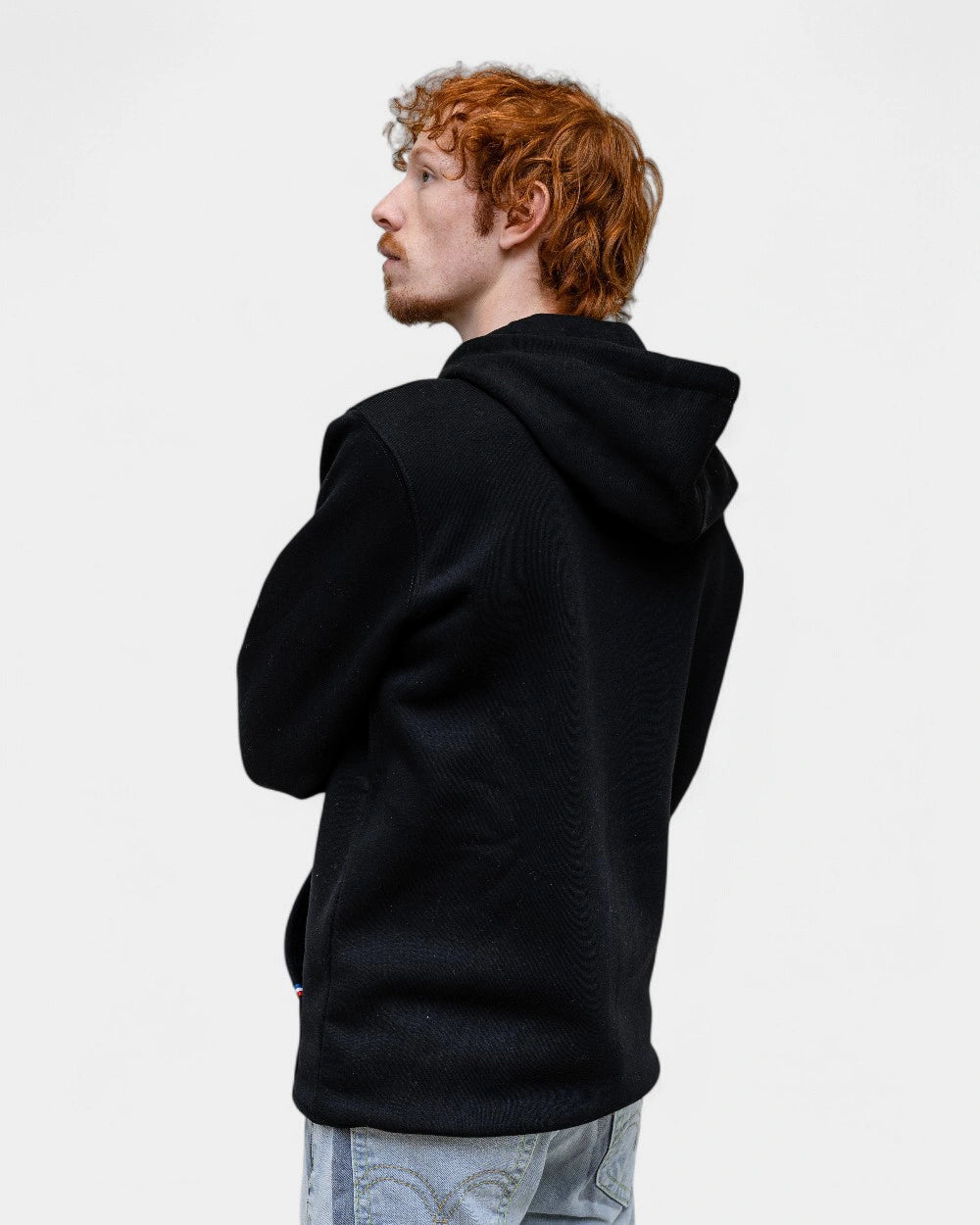 Men's Zipped Hoodie Made in France to Customize