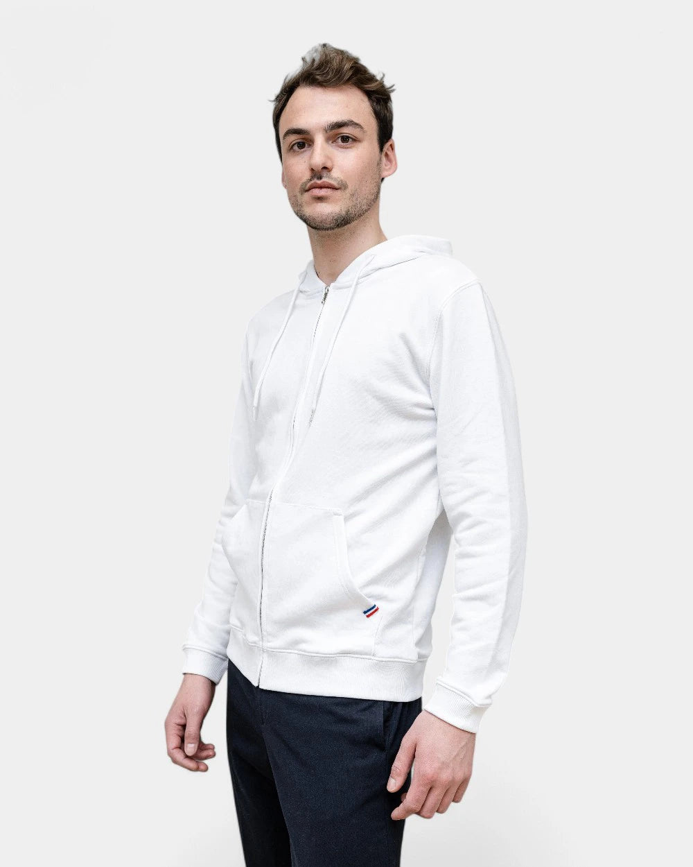 Men's Hoodie Made in France Zipped to Personalize