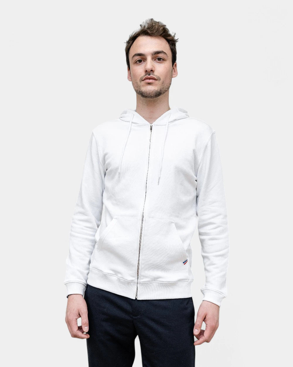 Men's Hoodie Made in France Zipped to Personalize