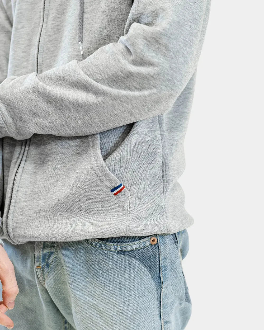 Men's Hoodie Made in France Zipped to Personalize
