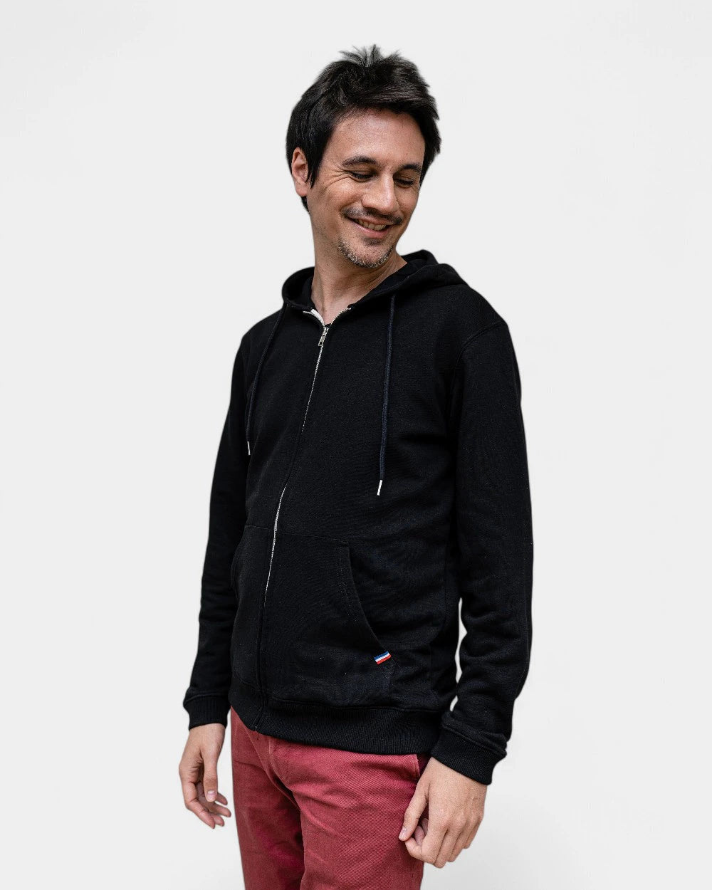 Men's Hoodie Made in France Zipped to Personalize