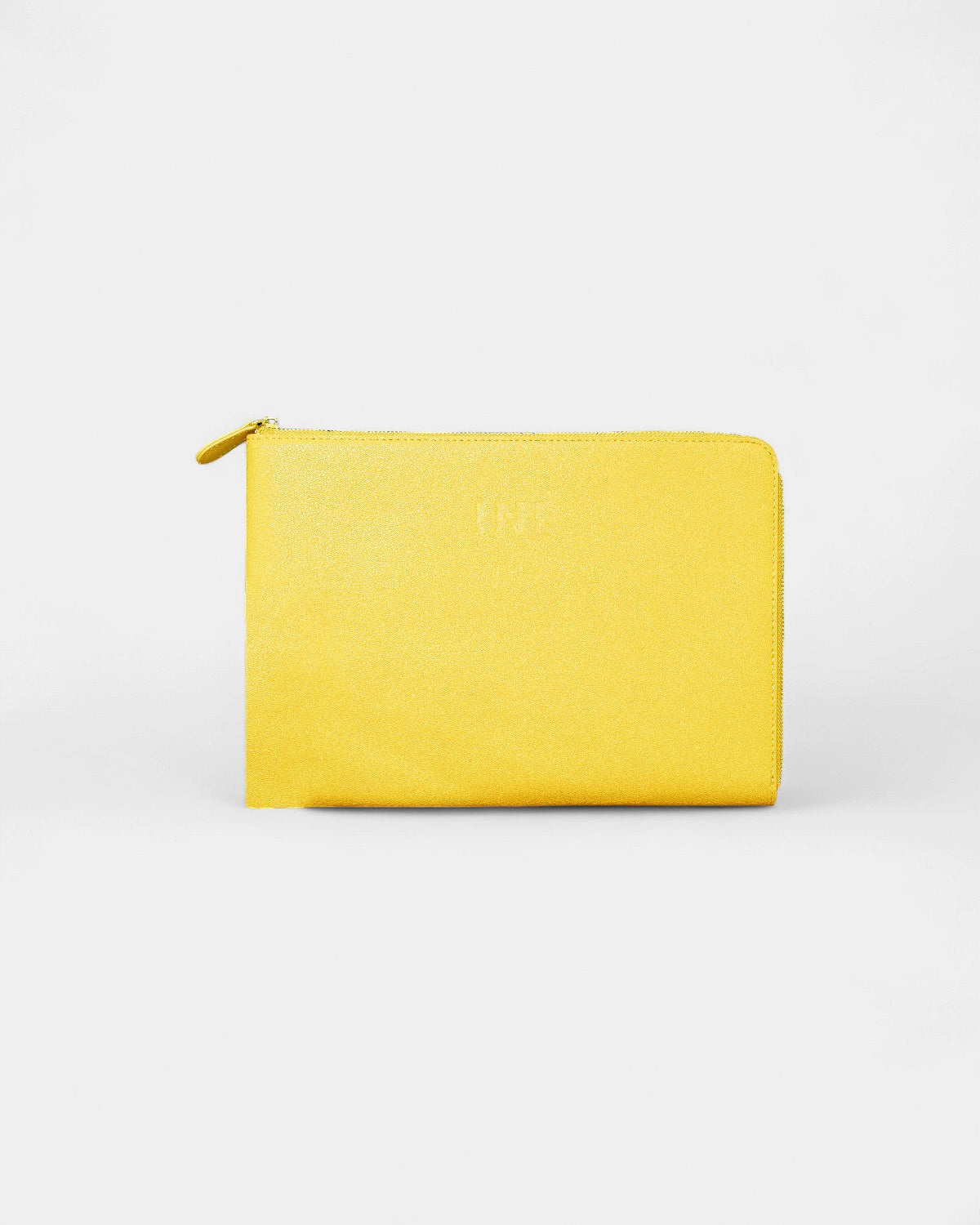 Iné Laptop Pouch in Recycled Leather to Personalize