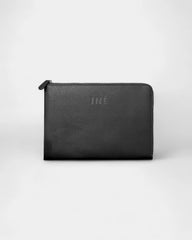 Iné Laptop Pouch in Recycled Leather to Personalize