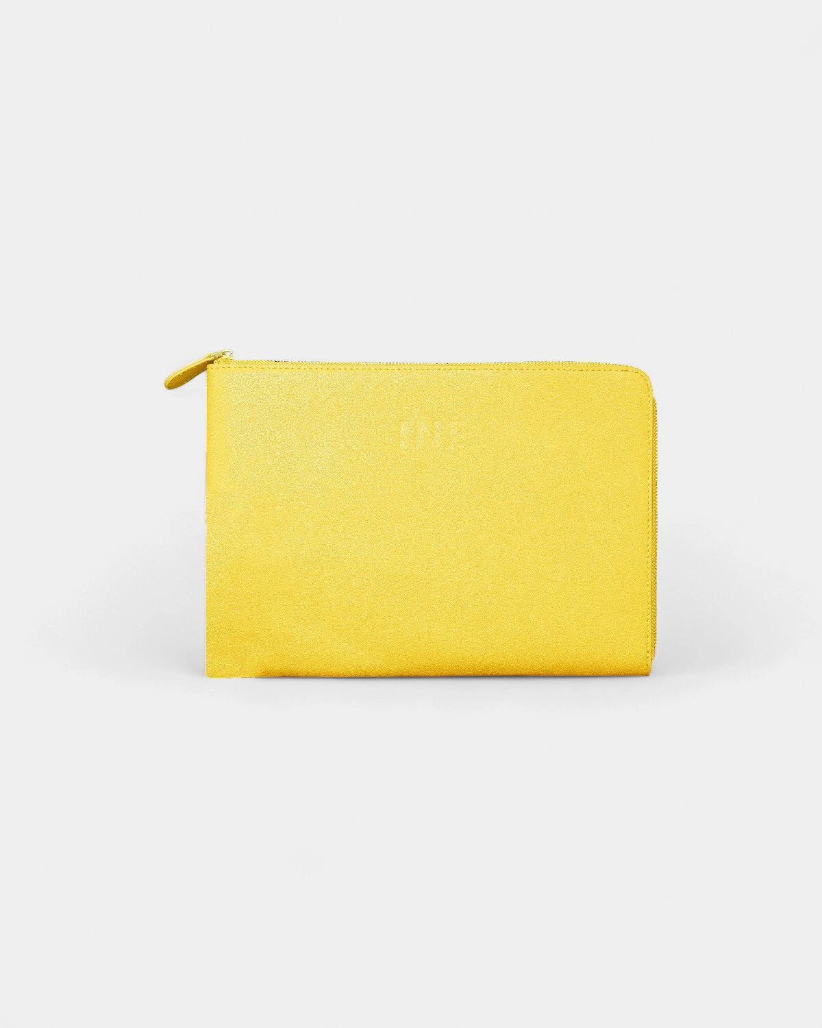 Iné Laptop Pouch in Recycled Leather to Personalize