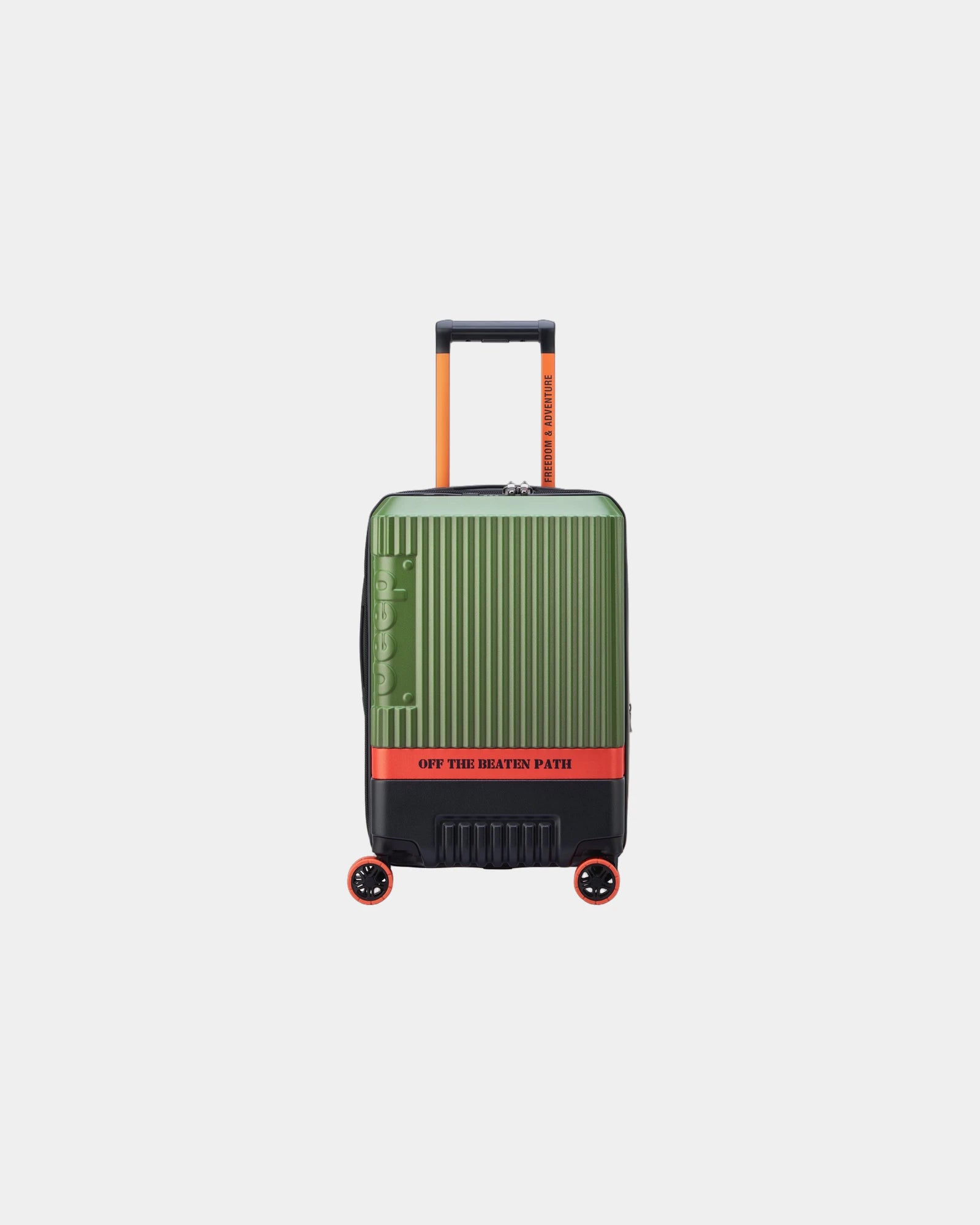 Promotional polycarbonate 55 cm cabin suitcase - Green