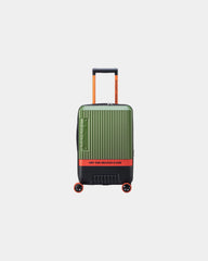 Promotional polycarbonate 55 cm cabin suitcase - Green