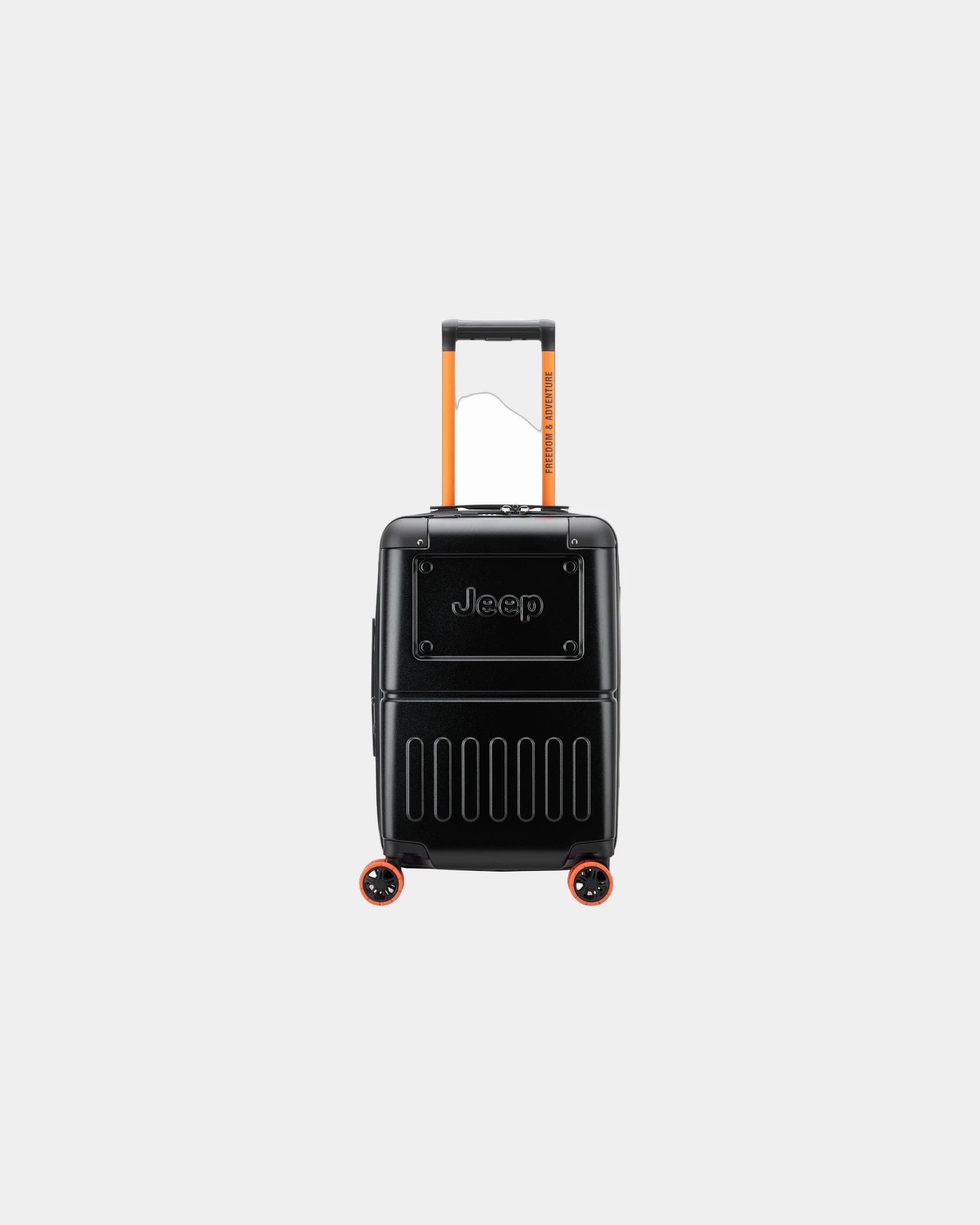 Promotional expandable 55 cm trolley suitcase - Black