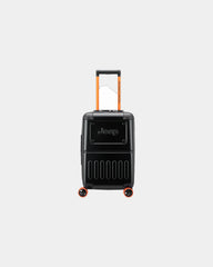 Promotional expandable 55 cm trolley suitcase - Black