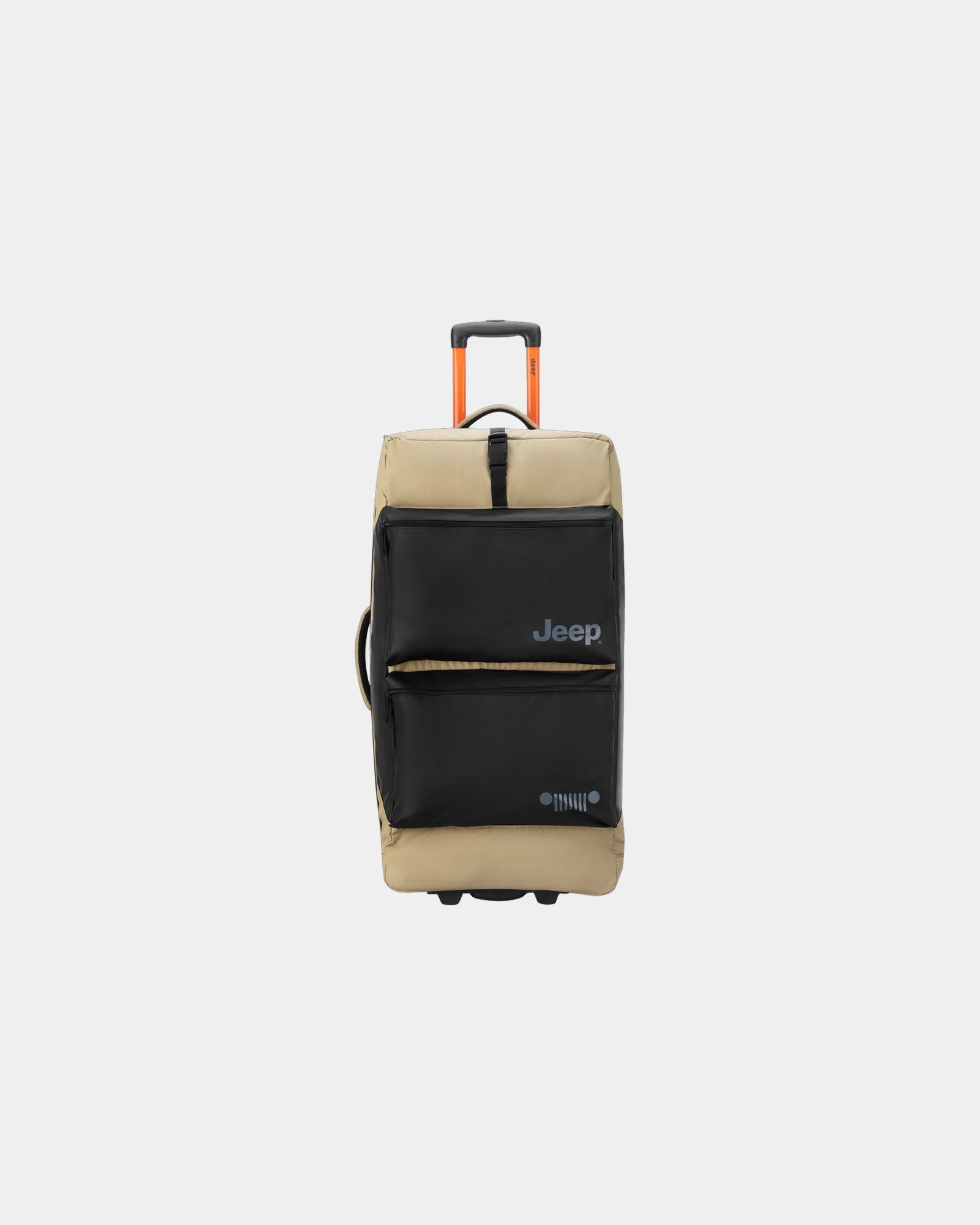 Promotional recycled travel trolley bag 82 cm - Warm Sand