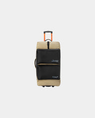 Promotional recycled travel trolley bag 82 cm - Warm Sand