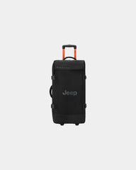 Promotional recycled travel trolley bag 73 cm - Black