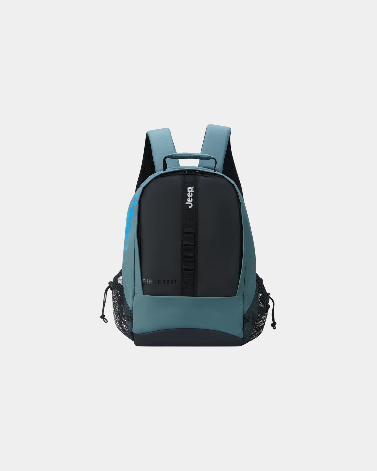 Custom recycled polyester backpack - Light Blue