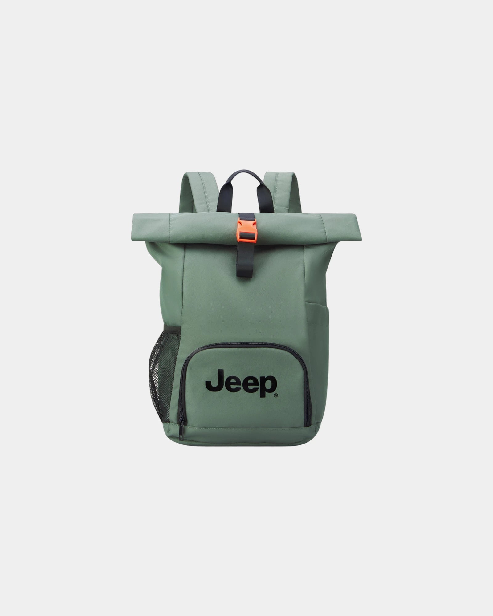 Promotional polyester rolltop backpack - Grey
