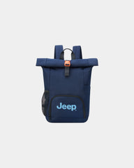 Promotional polyester rolltop backpack - Navy