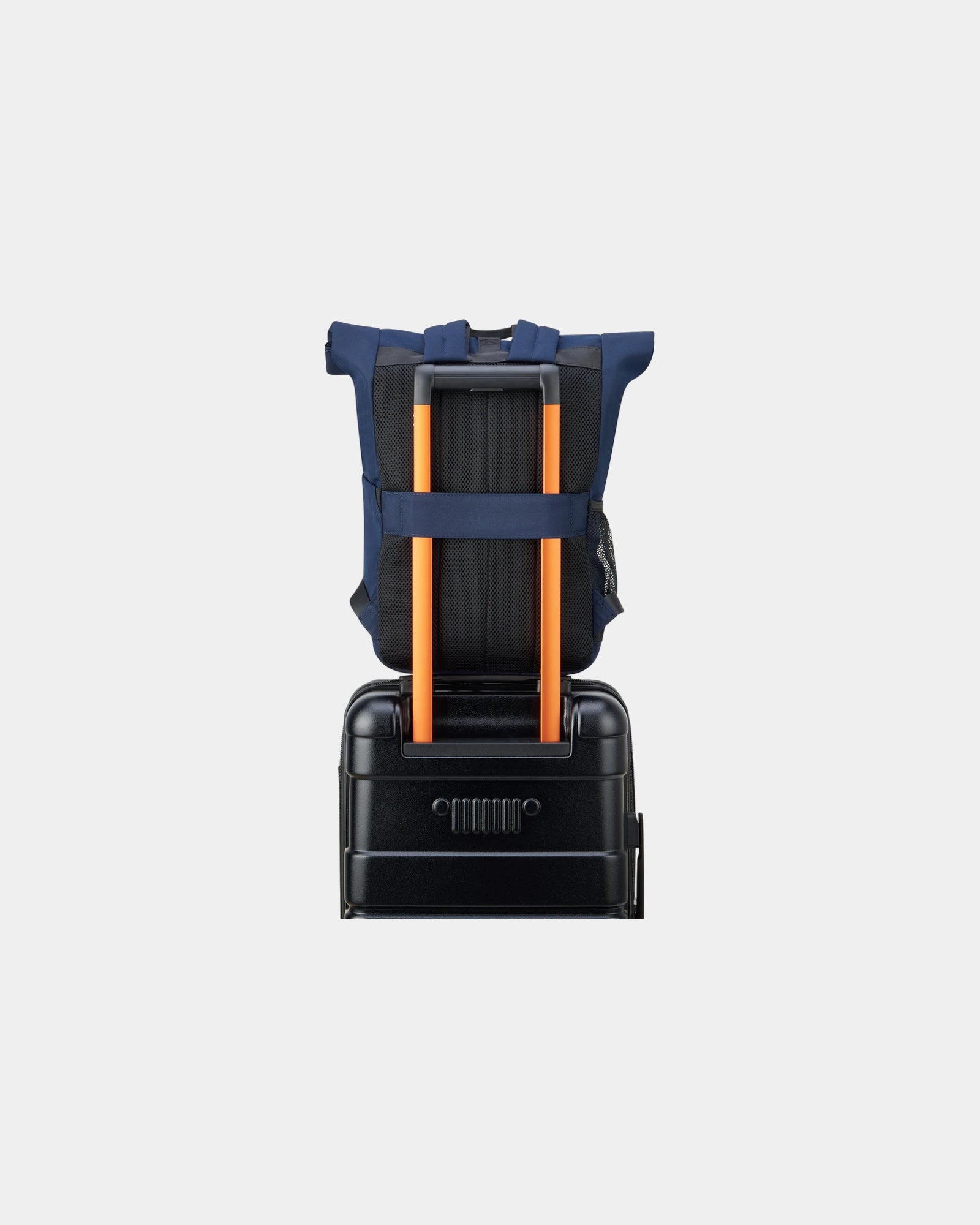 Promotional polyester rolltop backpack - 12