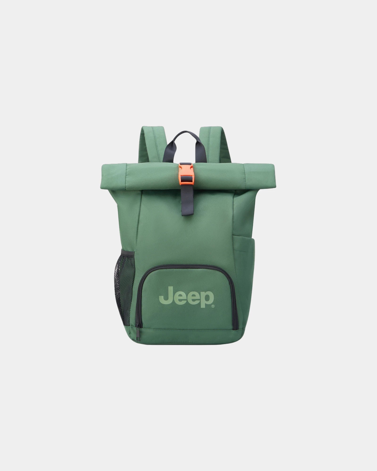 Promotional polyester rolltop backpack - Green