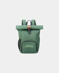 Promotional polyester rolltop backpack - Green