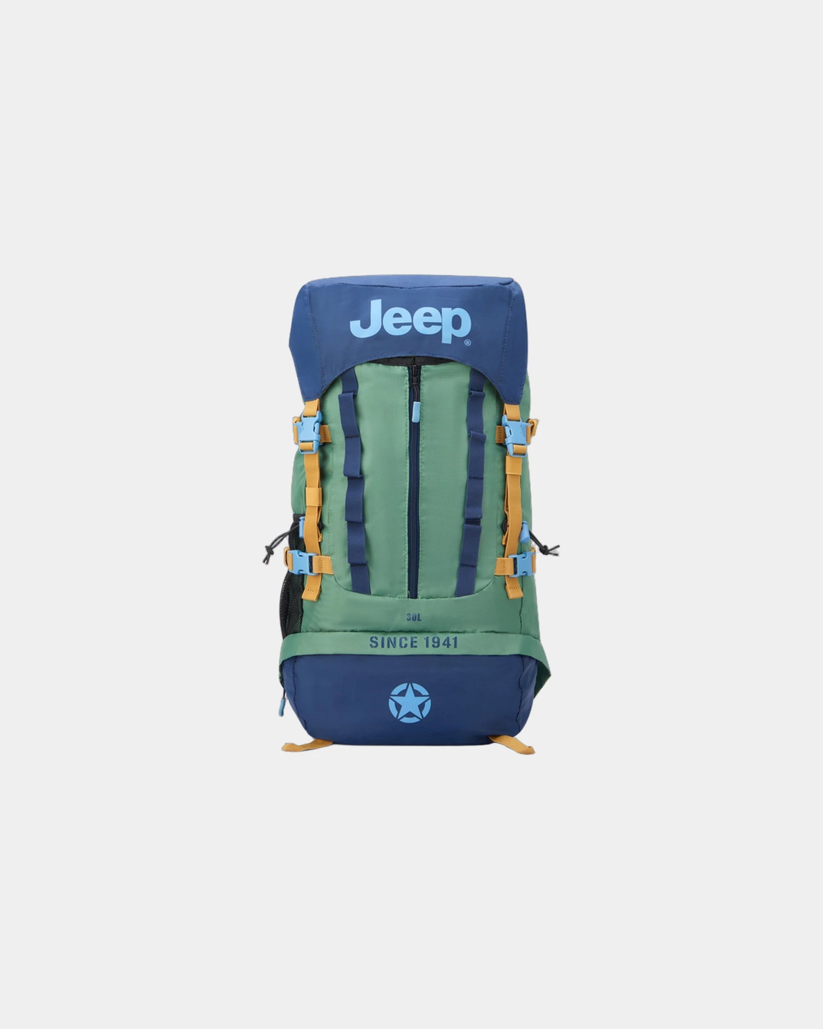 Promotional polyester hiking backpack - Green