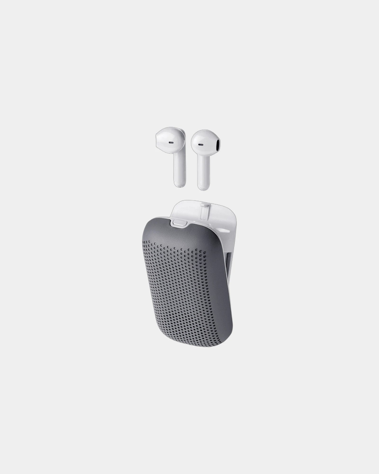 Custom Bluetooth speakerbuds Lexon SPEAKERBUDS - Grey