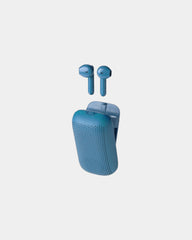 Custom Bluetooth speakerbuds Lexon SPEAKERBUDS - Blue