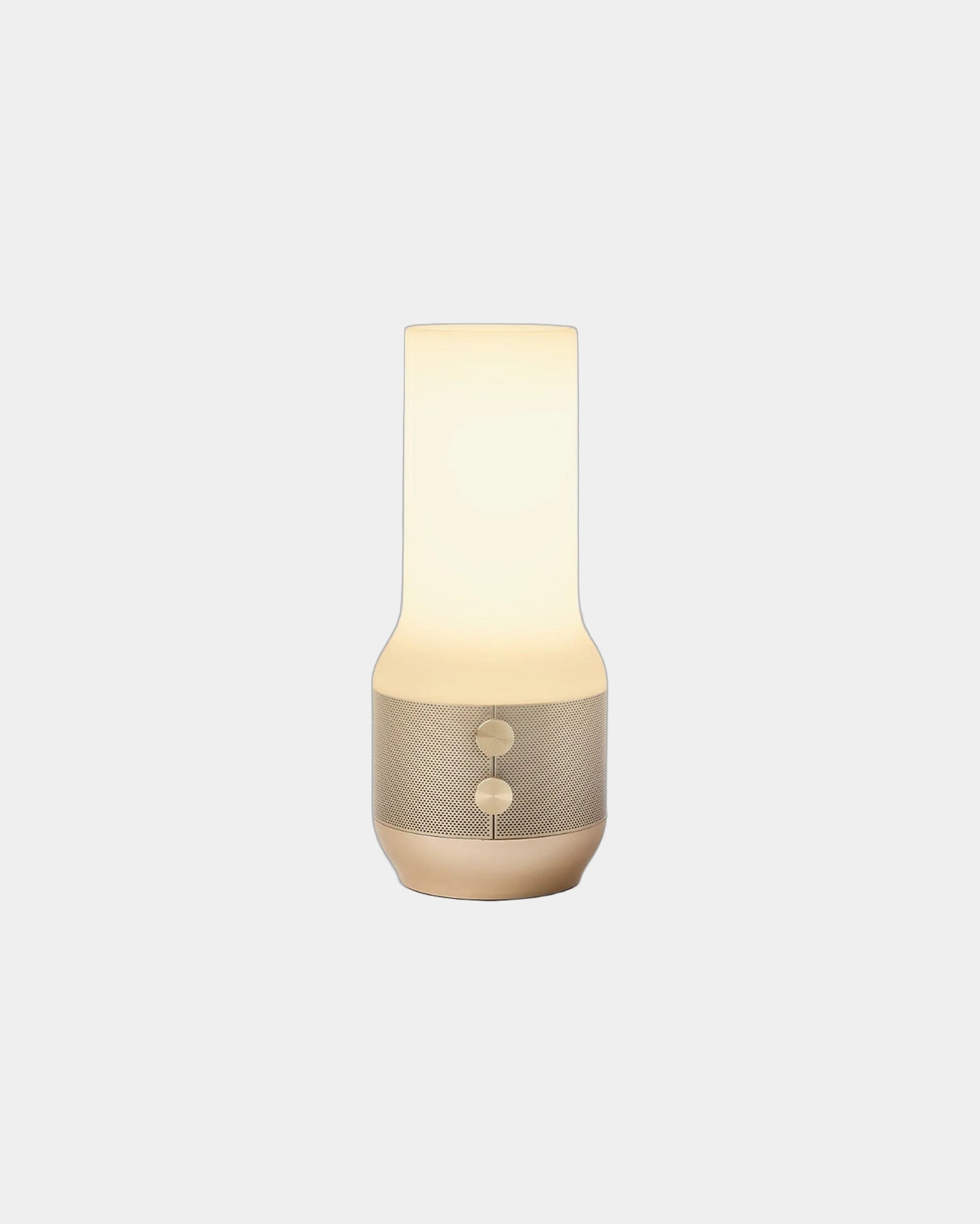 Custom LED lamp with speaker Lexon Terrace+ - Soft Gold