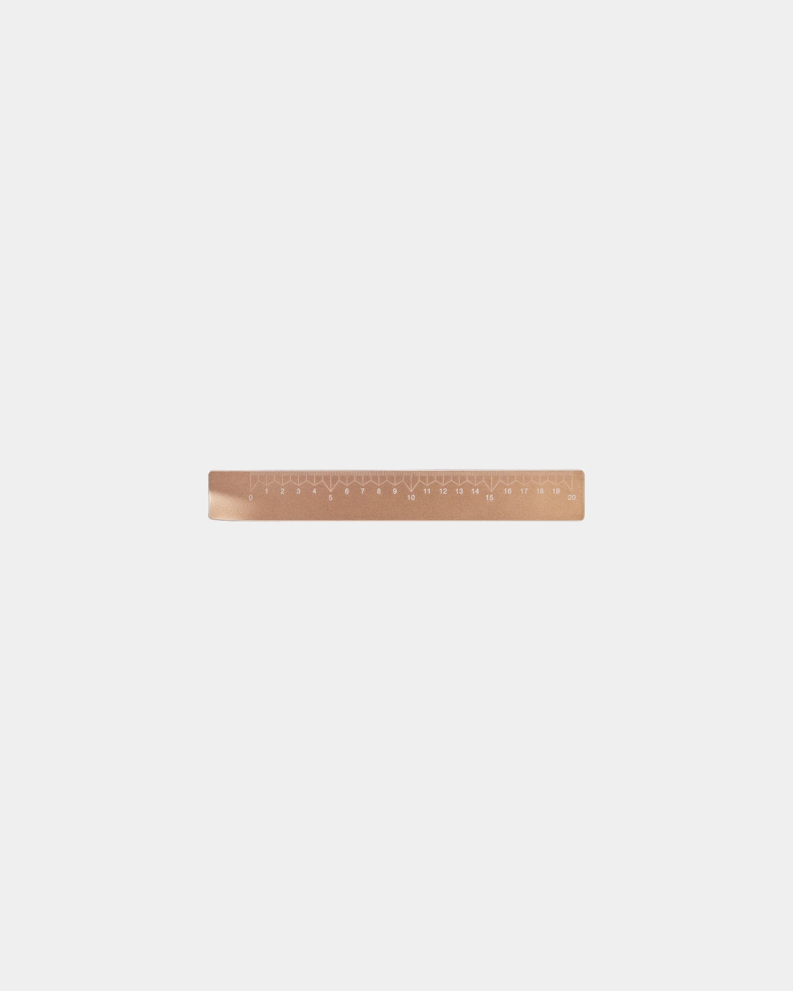 Custom aluminum desk ruler Lexon City Ruler - Gold