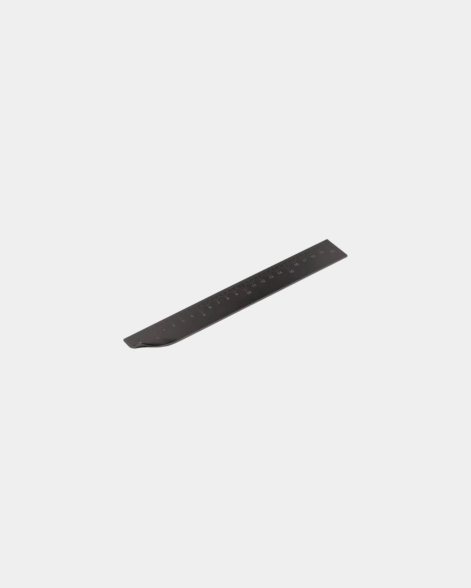 Custom promotional aluminum desk ruler Lexon City Ruler - Gun Metal