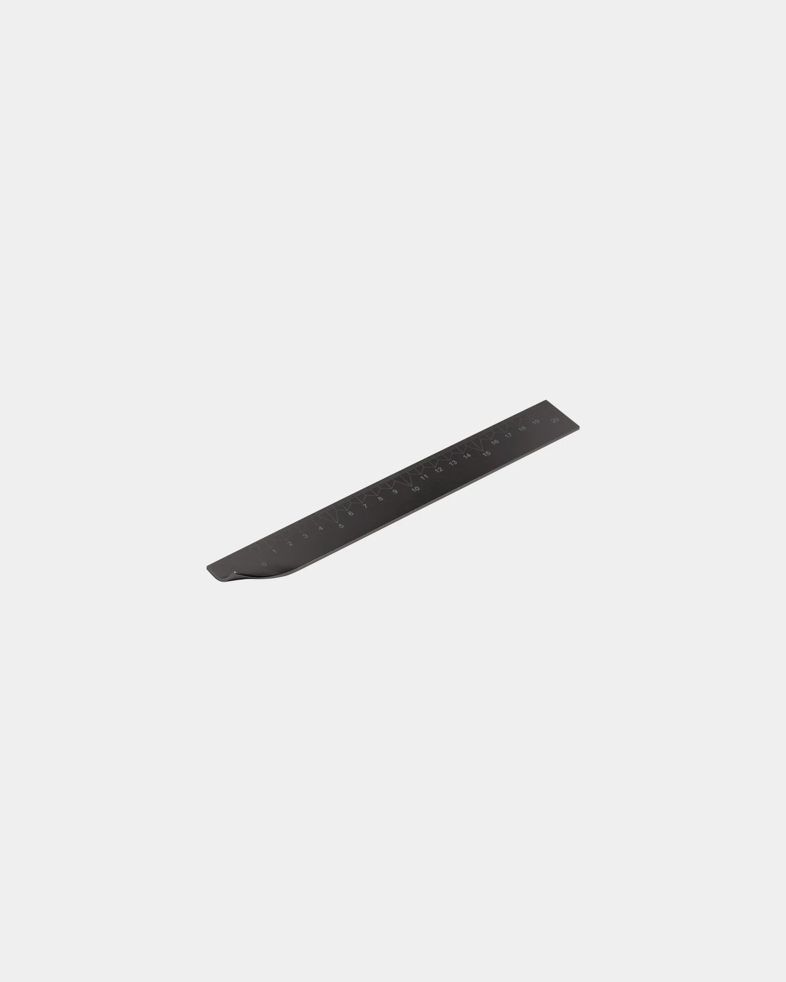 Custom aluminum desk ruler Lexon City Ruler - Gun Metal
