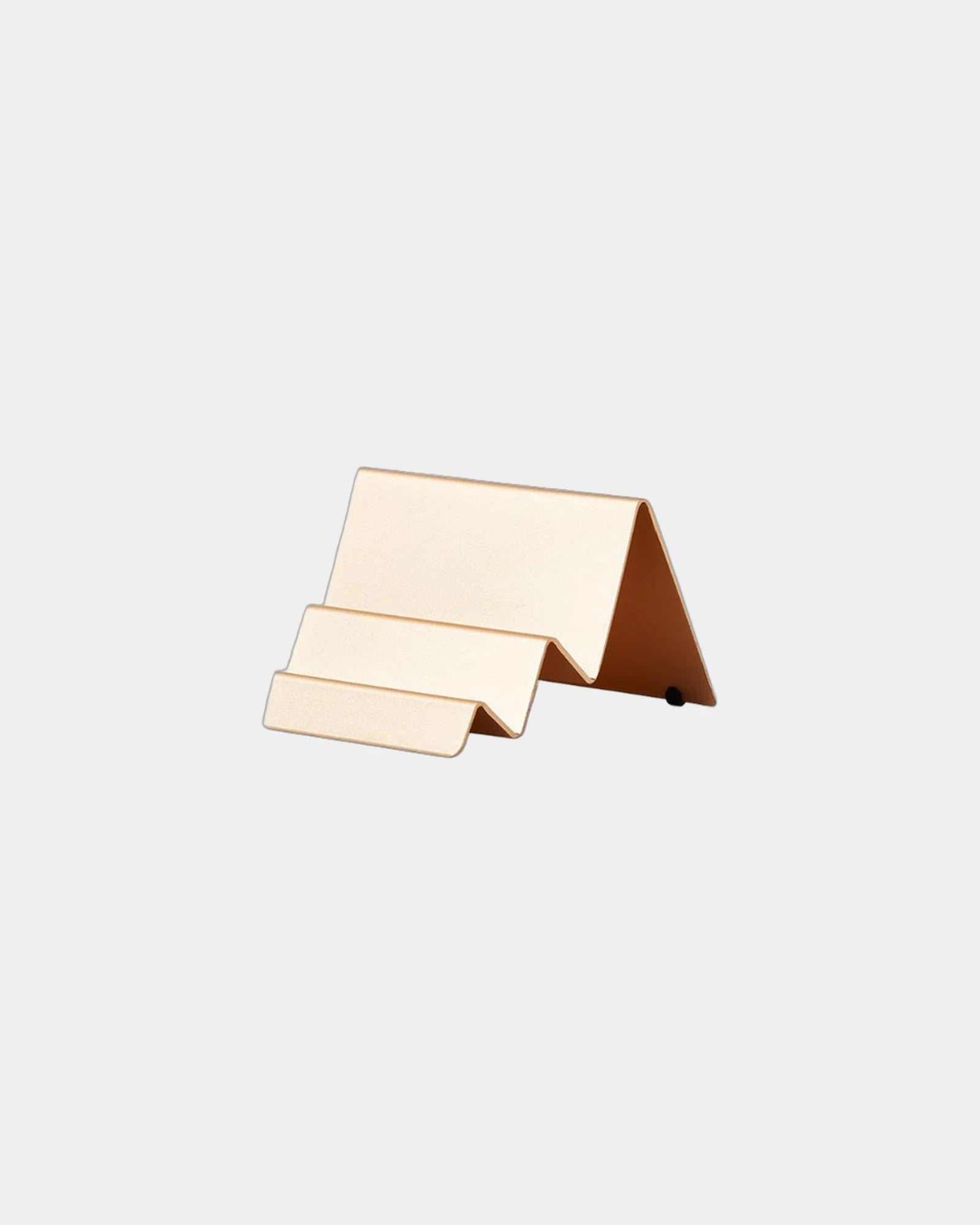 Custom aluminum business card stand Lexon City Card Stand - Gold