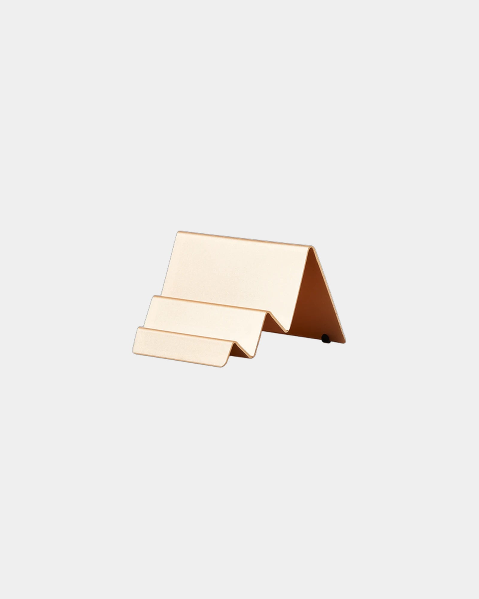 Custom aluminum City Card Stand Lexon - Gold