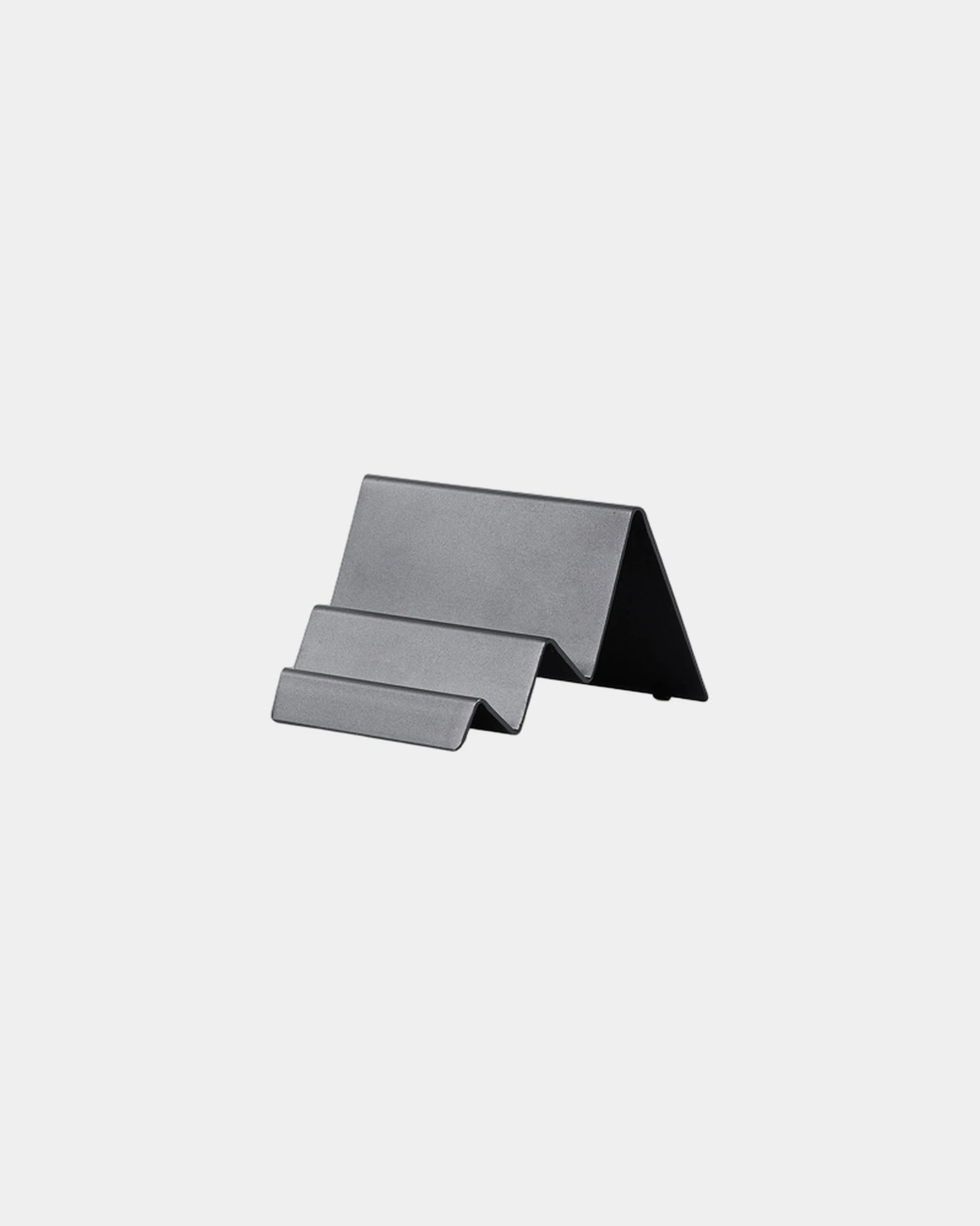 Custom aluminum City Card Stand Lexon - Gun Metal