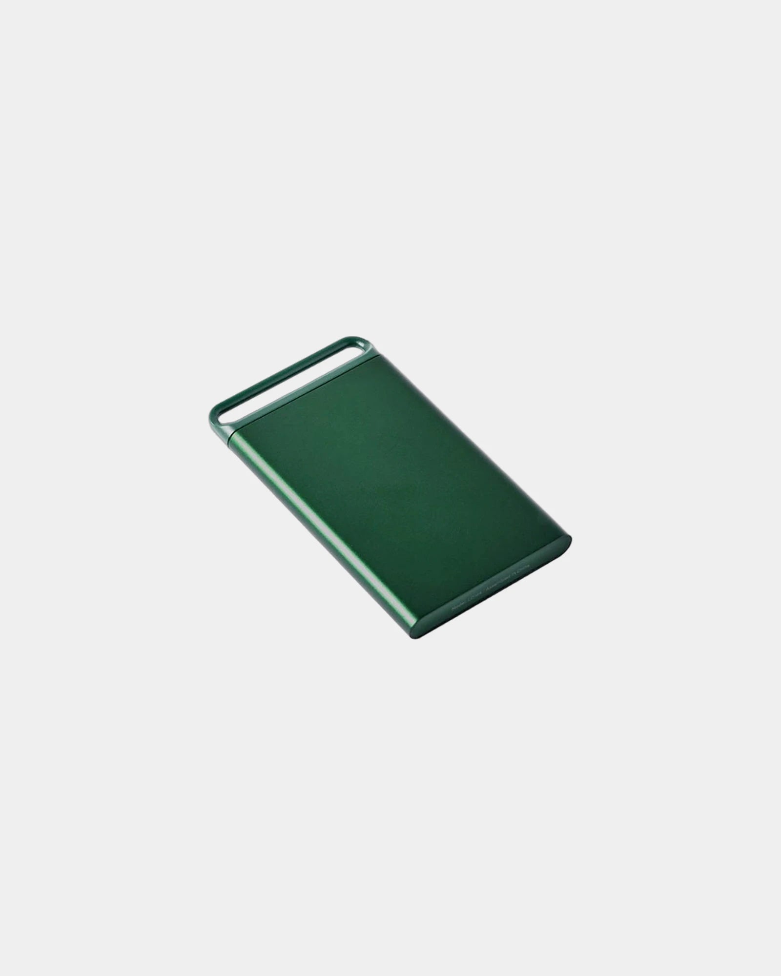 Custom aluminum business card holder Lexon Nomaday Card - Dark Green