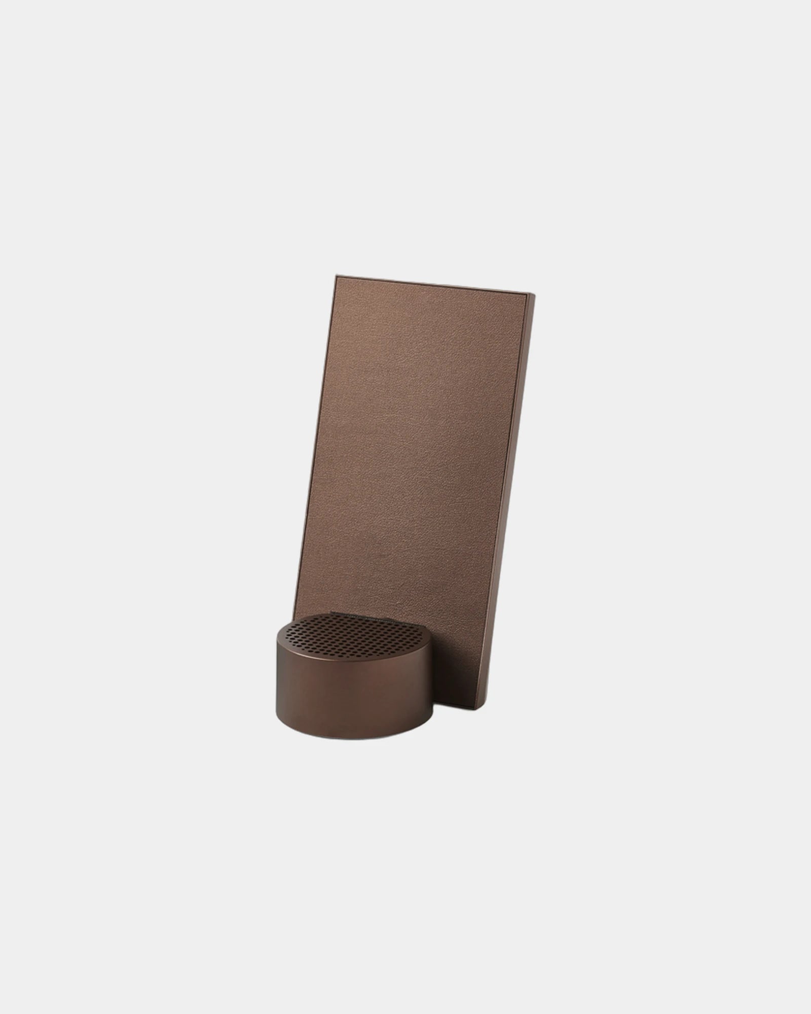 Custom wireless charging station Lexon City Energy Pro - Synthetic Leather Bronze