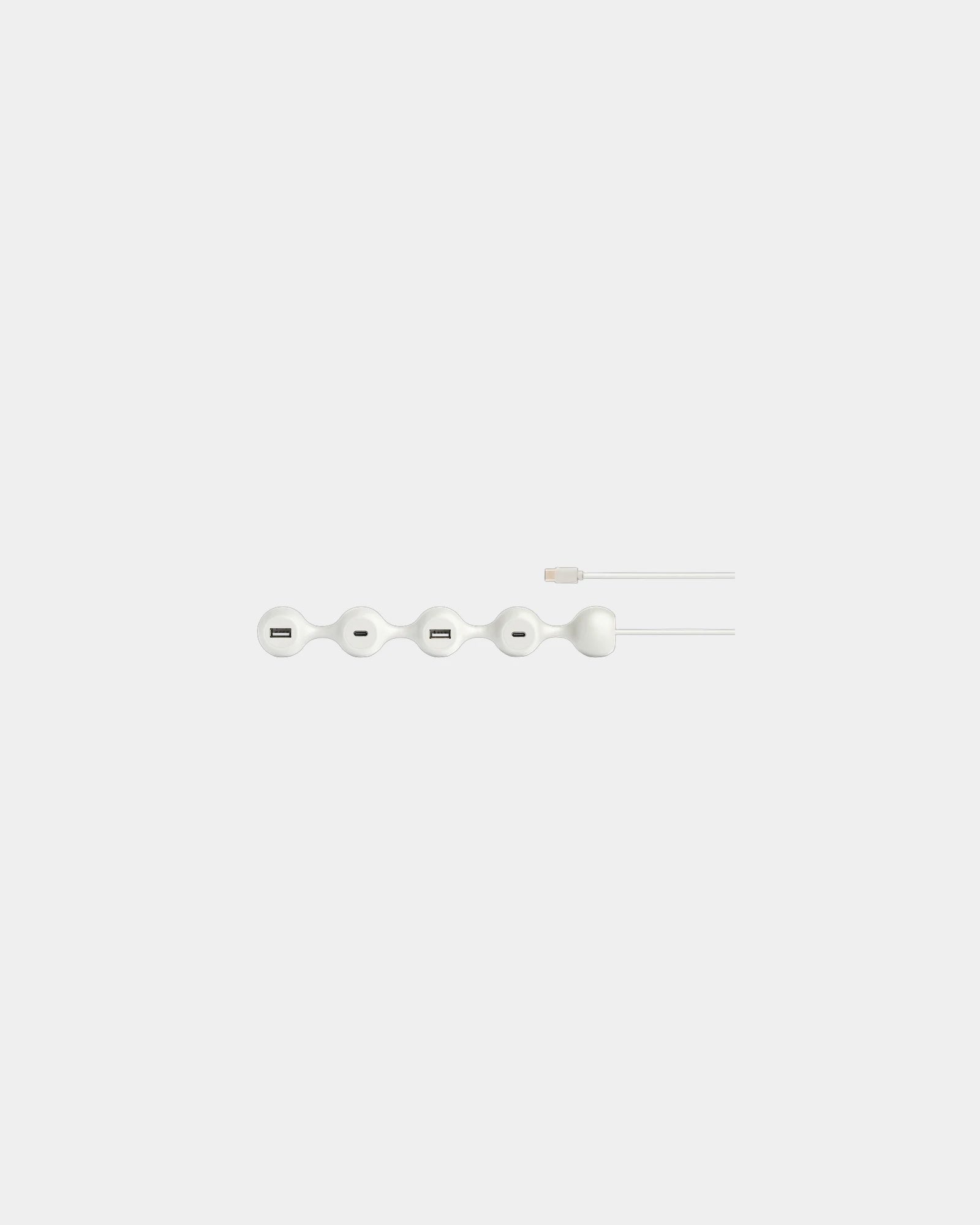 Custom silicone Peas Hub-C USB-C hub Lexon - White